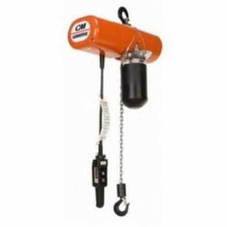 Cm Classic Lodestar Double Reeving Elect Chain Hoist, 2 Ton Load, 20 Ft Lifting Height, 2 Hp, 230460 Vac 4265